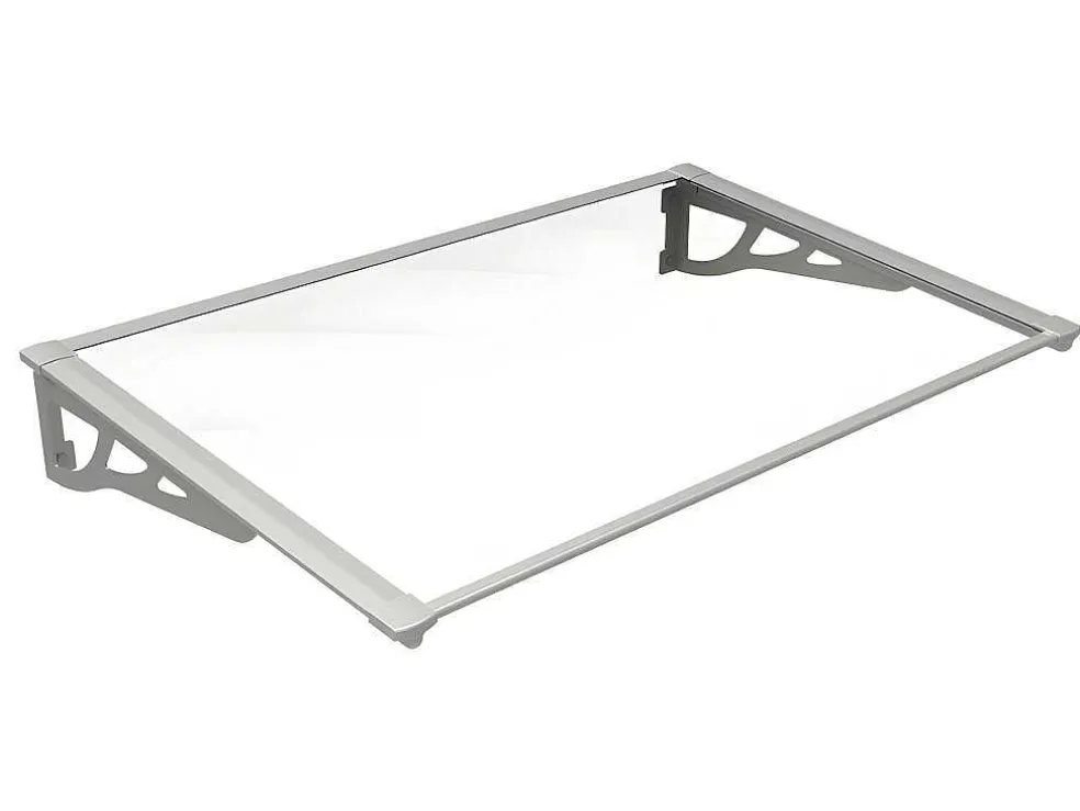 Afdak Kepler Van Aluminium - 120 X 90 X 22 Cm - Zilverkleur