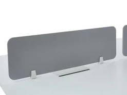 Afscheiding Voor Professioneel Bureau - Stof - Grijs - L130 Cm - Downtown