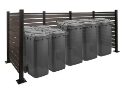 Aluminium Afvalemmerhek Mcw-K57, Grijs
