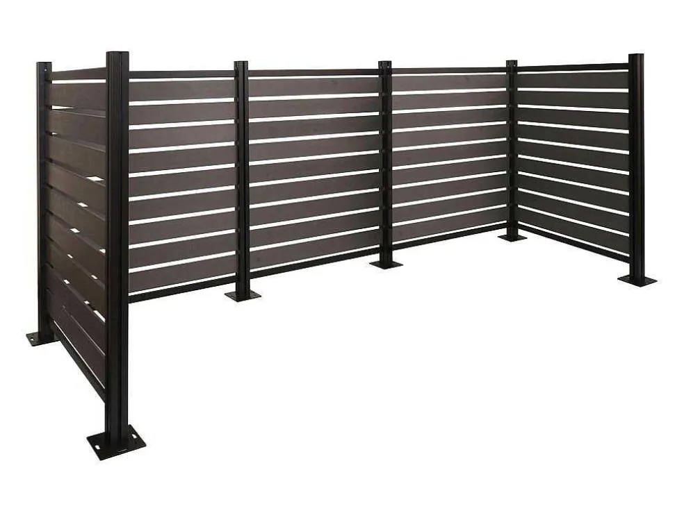Aluminium Afvalemmerhek Mcw-K57, Grijs