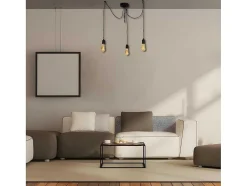 Andria Hanglamp, Zwart, 180 X 180 X 93 Cm, Epikasa