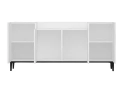Annalisa Multifunctioneel Kabinet, Wit, Zwart, 160X42X75 Cm, Epikasa