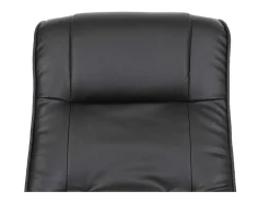 Aprilia Relaxfauteuil Met Kruk, Zwart