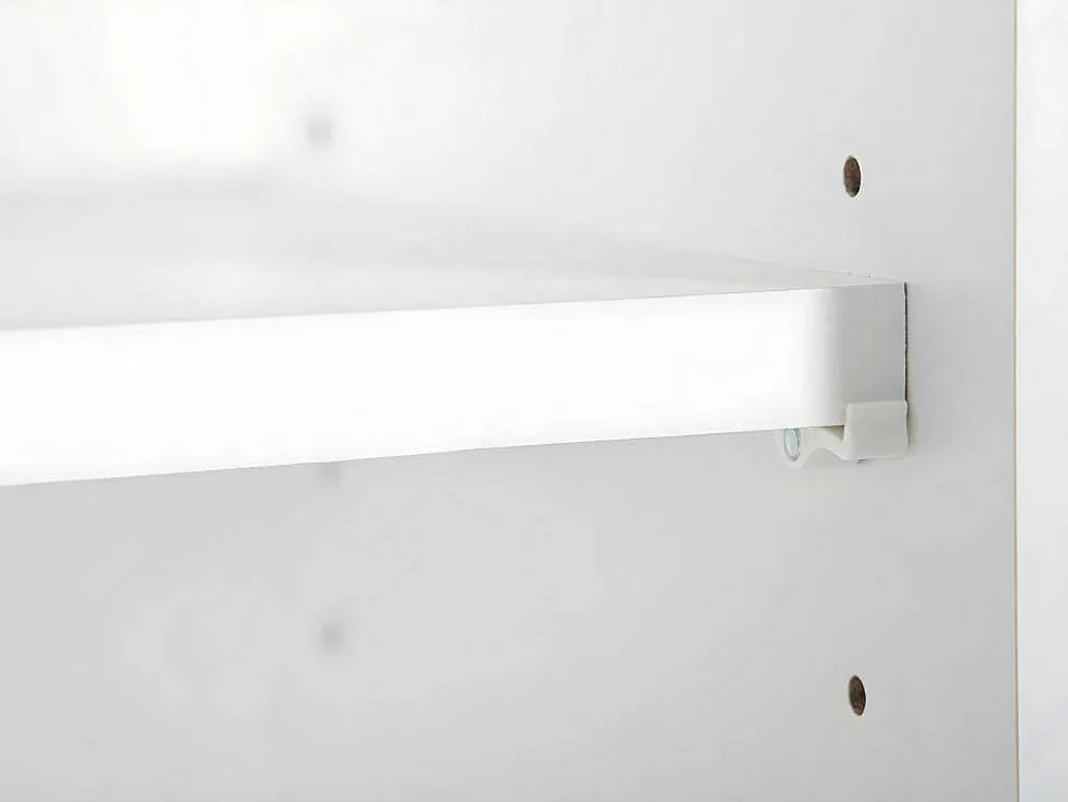 Arconati Badkamerkast Voor Wasmachine 2 Deuren, 2 Open Vakken Wit.