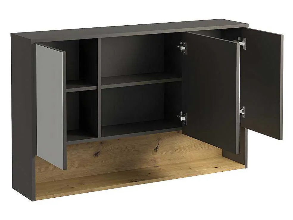 Badkamer Muurkast - Antraciet - 100 Cm - Yangra