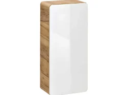 Badkamerkast Naturel En Wit - L35 X B22 X H75 Cm - Aruba