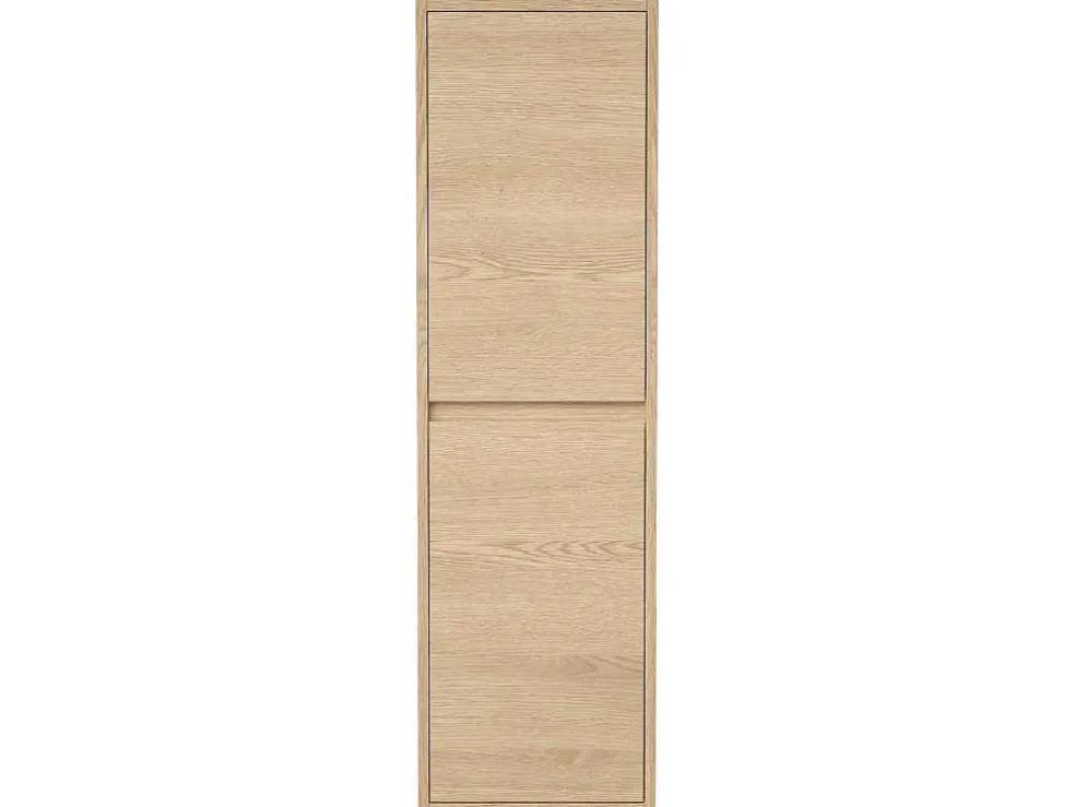 Badkamerkolom - Eikenfineer - L30 X B35 X H120 Cm - Enosea