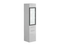Badkamerkolom Zonder Leds - Wit - L30 X B30 X H132 Cm - Laurine
