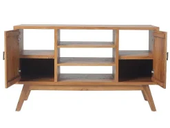 Badkamermeubel In Teakhout Met Dubbele Wastafel - 135 Cm - Gianyar