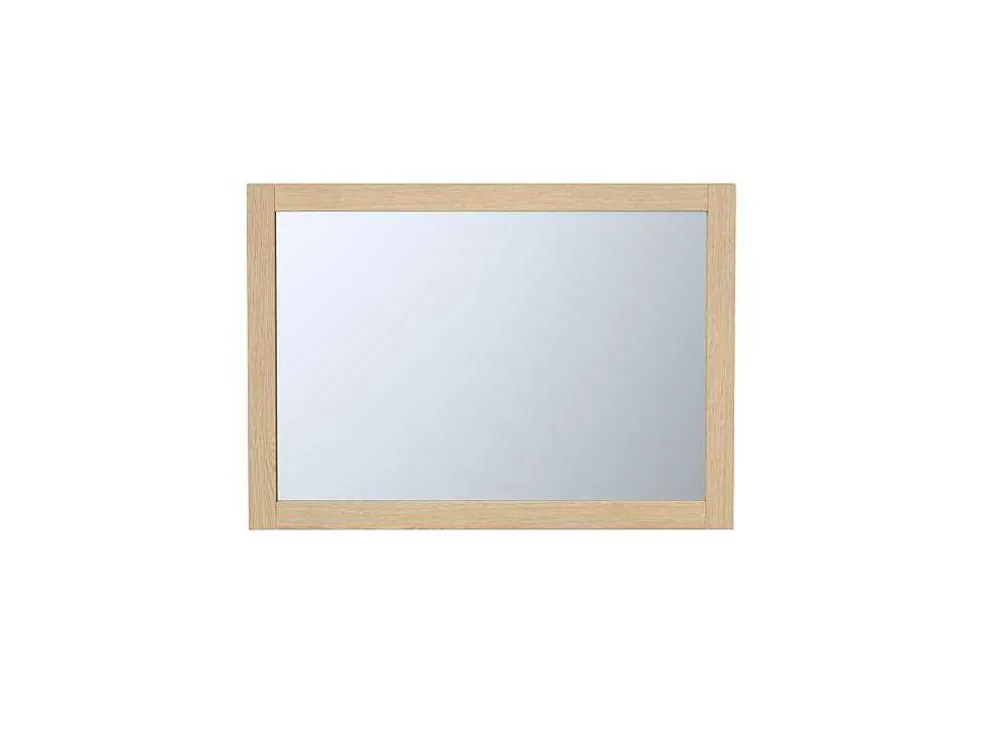 Badkamermeubel Met Opzetwastafel Van Steen Met Spiegel - Eikenfineer - 60 Cm - Milipam