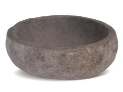 Badkamerwastafel Van Riviersteen Stone - Kleur Grijs