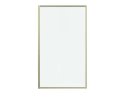 Badscherm Goudkleurig Industriele Stijl 80 X 140 Cm Gehard Glas Bradenton