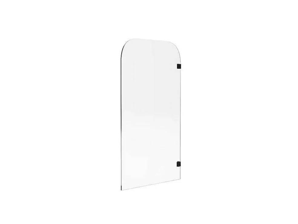 Badscherm In Industriele Stijl Met Afgeronde Hoeken - 80 X 140 Cm - Timour