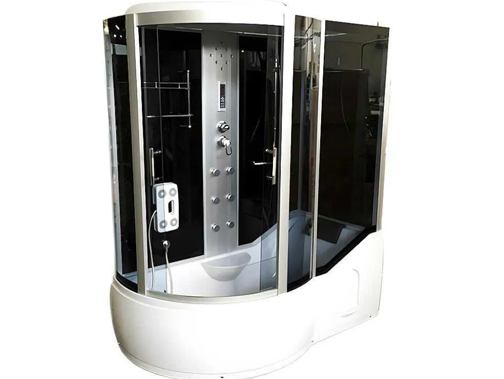 Baignoire-Douche Hydromassagehoek Chromotherapie 170 X 90 Cm - Raven
