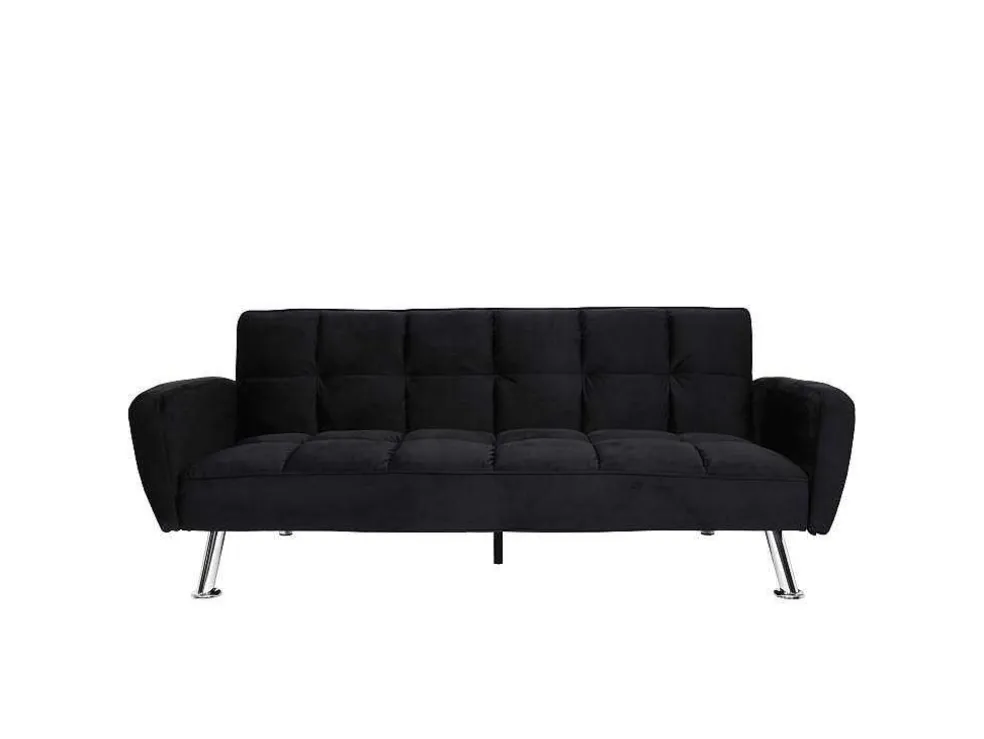 Bank Mcw-K19, Fluweel Zwart