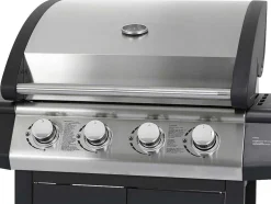 Barbecue Op Gas Met 4 Branders En 1 Rechaud Aan De Zijkant 143 X 54 X 115 Cm - Smoky