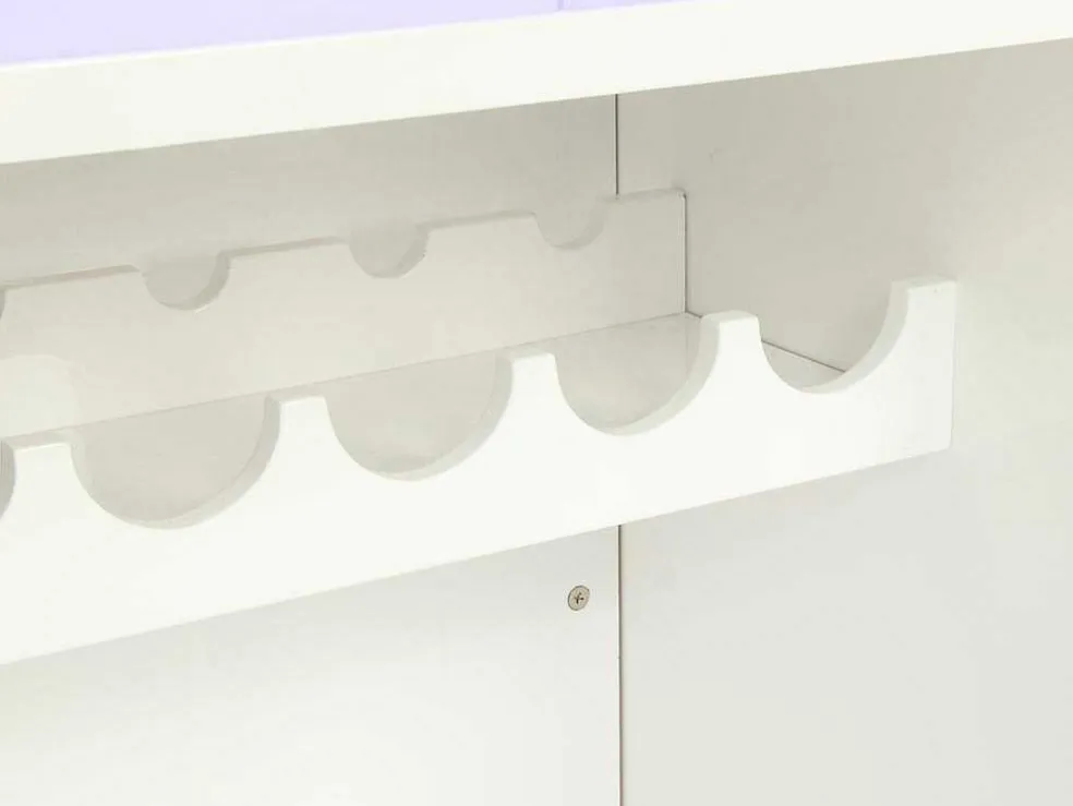 Barmeubel Fabio - Mdf Witgelakt - Met Ledverlichting