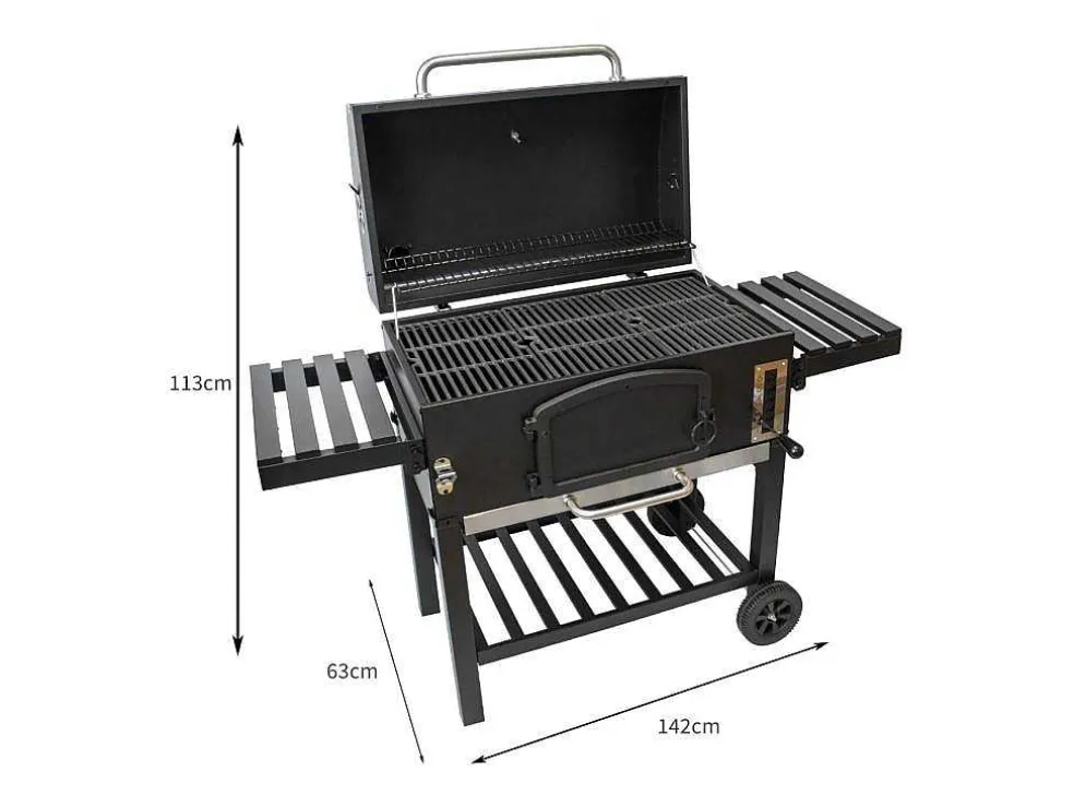 Bbq Grill Rookoven - Xxl - Zwart