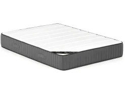 Bed Met Opbergruimte 180 X 200 Cm - Ribfluweel - Beige + Matras - Timano