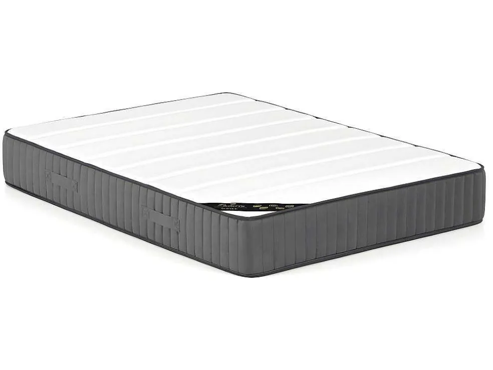 Bed Met Opbergruimte 180 X 200 Cm - Ribfluweel - Beige + Matras - Timano