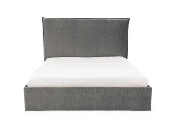Bed Met Opbergruimte 140 X 200 Cm - Velours - Grijs - Soryo - Van Pascal Morabito