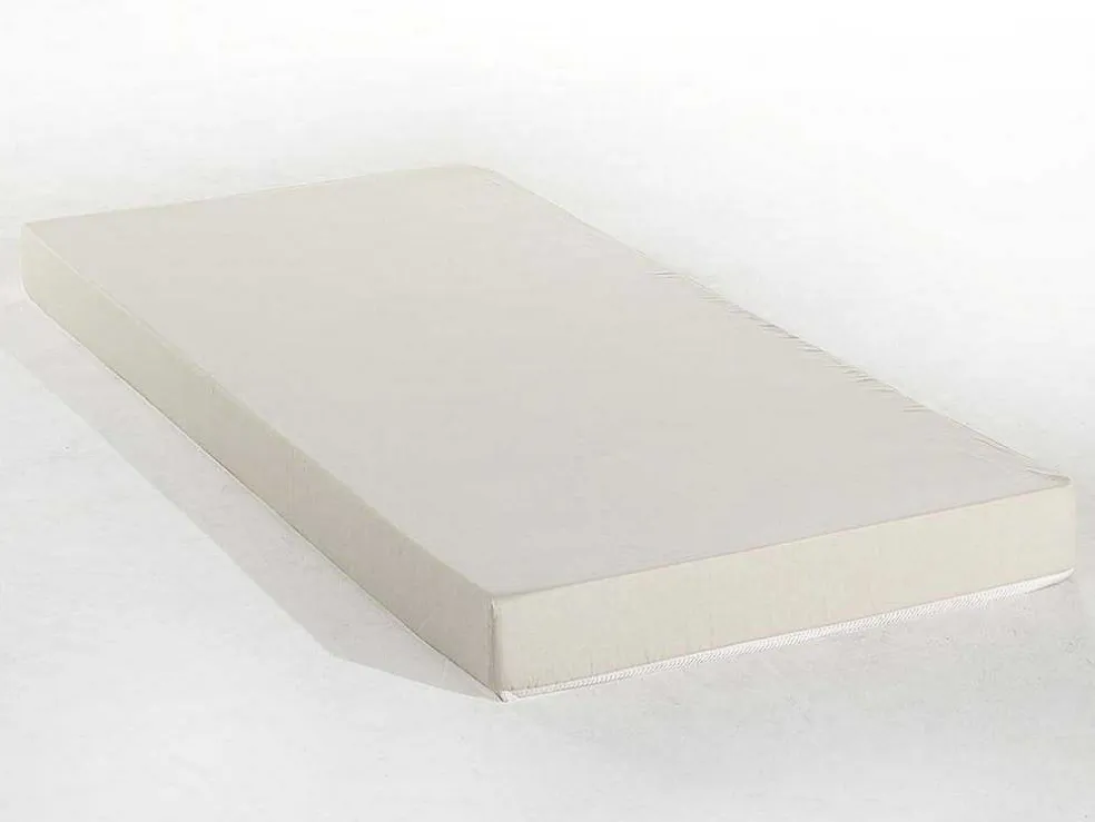 Bed Met Slaaplade Louise - 2 X 90 X 190 Cm - Grijze Stof + Matras