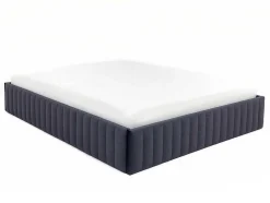 Bedbodem Met Opbergruimte 140 X 190 Cm Van Grijs Velours - Sethi Van Dreamea