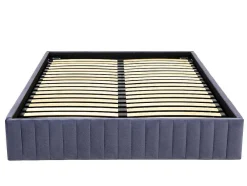 Bedbodem Met Opbergruimte 140 X 190 Cm Van Grijs Velours - Sethi Van Dreamea