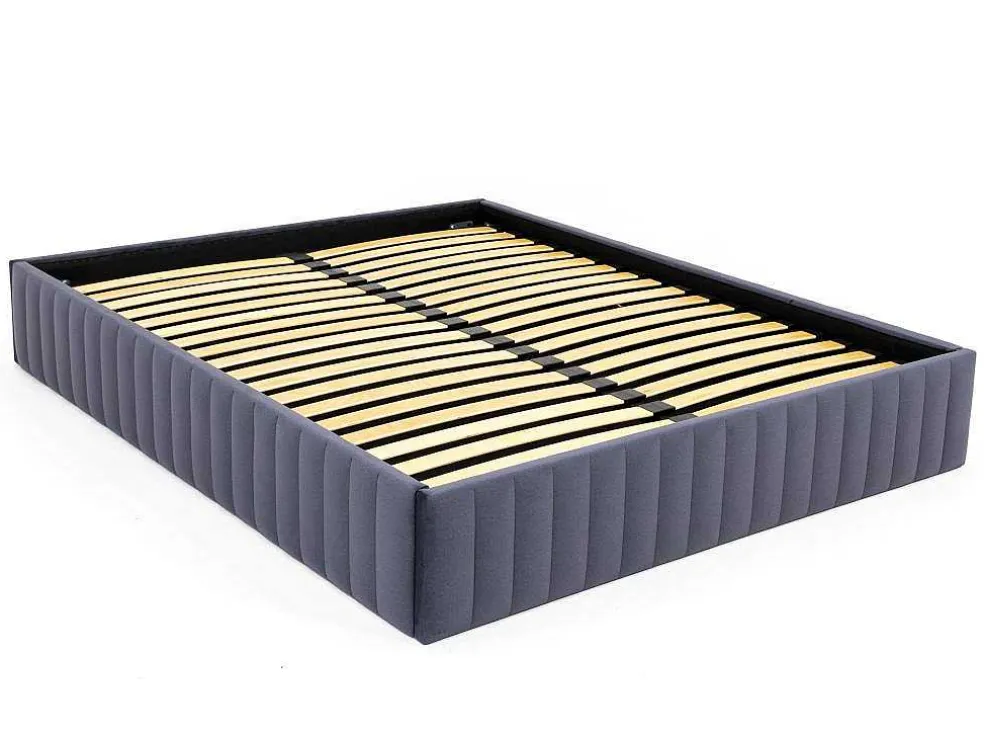 Bedbodem Met Opbergruimte 140 X 190 Cm Van Grijs Velours - Sethi Van Dreamea