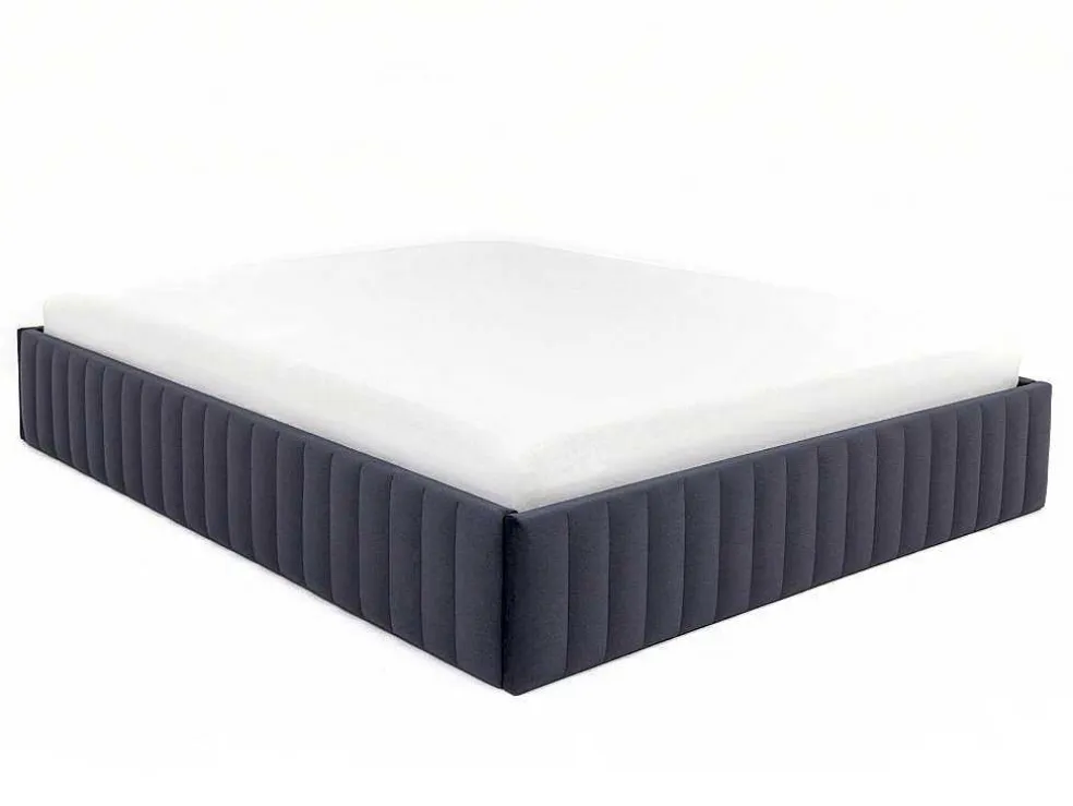 Bedbodem Met Opbergruimte 160 X 200 Cm Van Grijs Velours - Sethi Van Dreamea