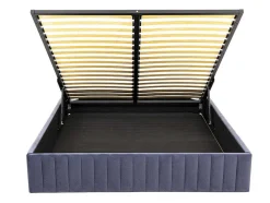 Bedbodem Met Opbergruimte 160 X 200 Cm Van Grijs Velours - Sethi Van Dreamea