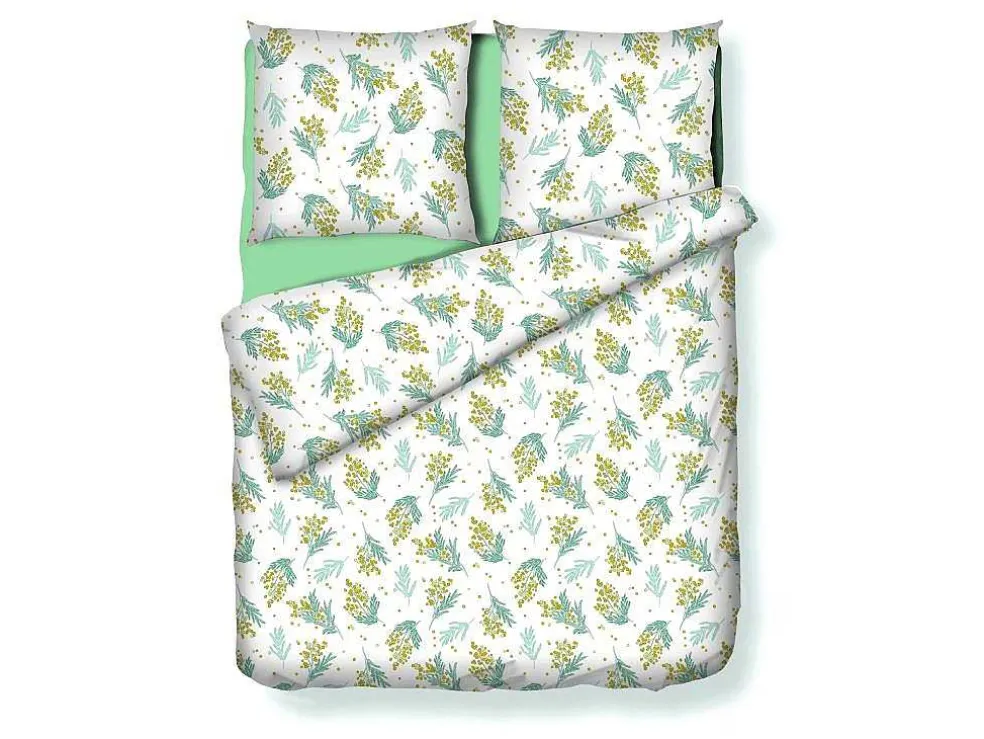 Beddengoedset Van Satijn 80 Draden/Cm - Dekbedovertrek 240 X 260 Cm + 2 Kussenslopen 63 X 63 Cm - Meerkleurig - Bocage