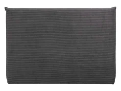 Bedhoofdeinde 160 Cm - Corduroy Fluweel - Antraciet Grijs - Ambrilia