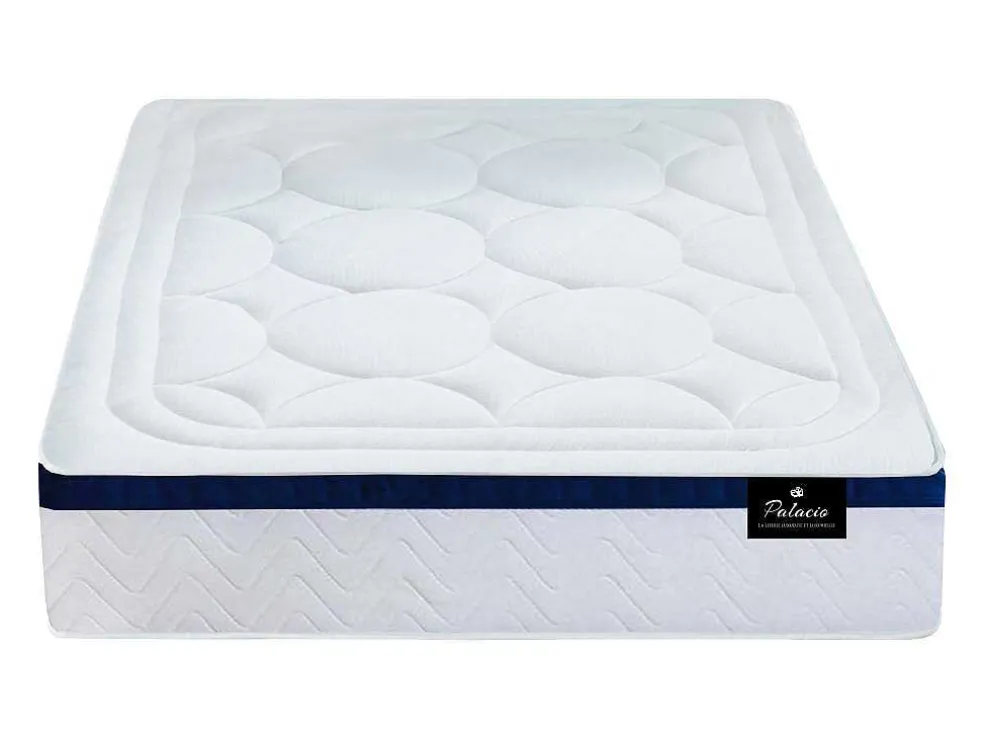 Bedset 180 X 200 Cm - Witte Bedbodem Met Opbergruimte + Matras Met Pocketveren - Marquis Van Dreamea Play