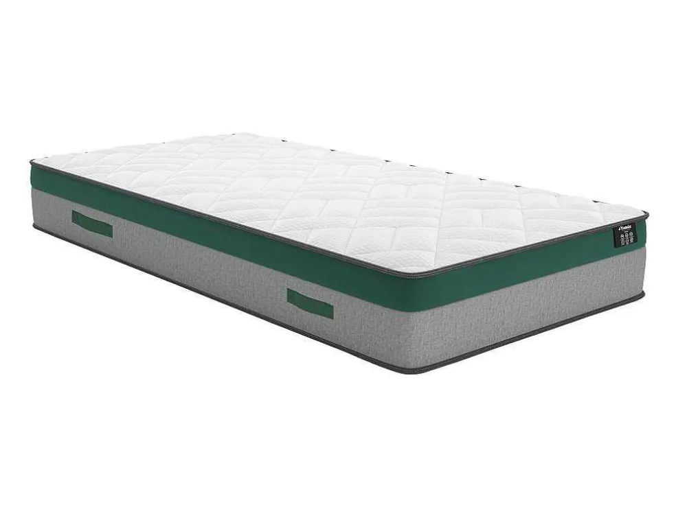 Bedset 90 X 190 Cm - Witte Bedbodem Met Opbergruimte + Matras Met Pocketveren - Prestige Van Ysmee Play