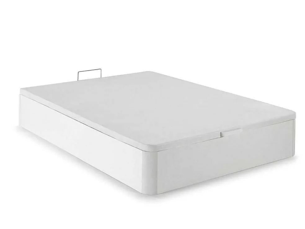 Bedset 140 X 190 Cm - Witte Bedbodem Met Opbergruimte + Matras Met Pocketveren - Prestige Van Ysmee Play