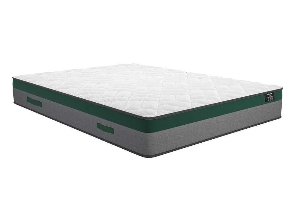 Bedset 160 X 200 Cm - Witte Bedbodem Met Opbergruimte + Matras Met Pocketveren - Prestige Van Ysmee Play