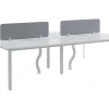 Benchbureau Voor 4 Personen - Wit - L140 Cm - Met Afscheidingen - Downtown