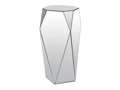 Bijzettafel Van Mdf Met Spiegel - Kleur : Zilver - Sigrid - Van Pascal Morabito