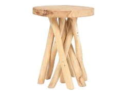Bijzettafel Van Teakhout - Kleur: Naturel - Gayana