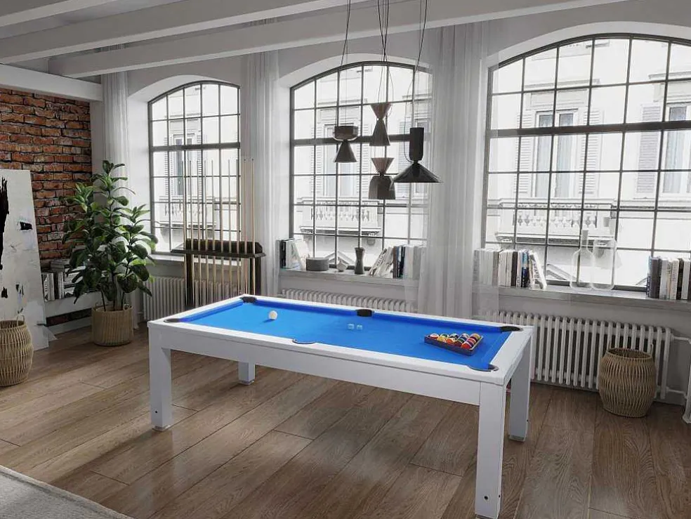 Biljart Snooker Tafel Moduleerbaar - Regelbare Hoogte - 207 X 114 X 79 Cm