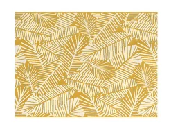 Binnen- Of Buitentapijt Bloemenmotief Curitiba - 150 X 200 Cm - Geel