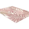 Binnen- Of Buitentapijt Etnische Stijl Bloemenmotief Roceta - 150 X 200 Cm - Roze