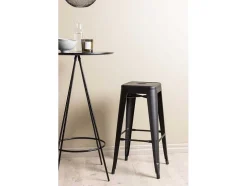 Bistro Barmeubelset Bartafel Zwart En 2 Tempe Barstoelen Zwart.