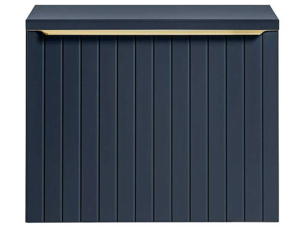 Blauw Gestreept Onderbouw Wastafelmeubel - 60 Cm - Josepha