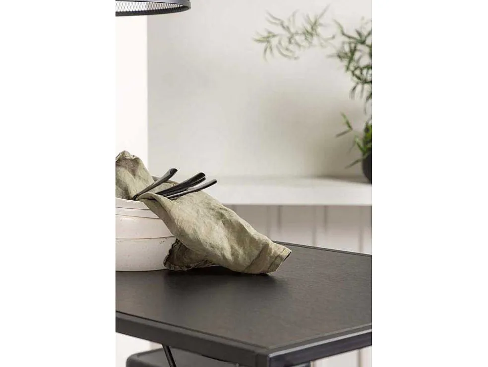 Brea Barmeubelset Bartafel Zwart En 4 Tempe Barstoelen Zwart.