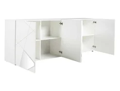 Buffetkast Cantiano - 4 Deuren - Witgelakt