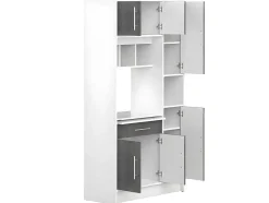Buffetkast Mady - 5 Deuren & 1 Lade - Witte Betonkleur