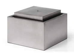 Buitenfontein Van Roestvrij Staal - H34 Cm - Zilverkleurig - Hoki