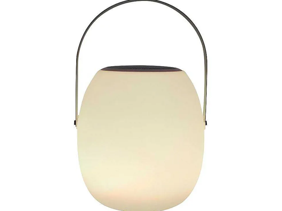 Buitenlamp Op Voet Met Bluetooth-Verbinding Speak - Metaal - H27 Cm - Veranderende Kleuren